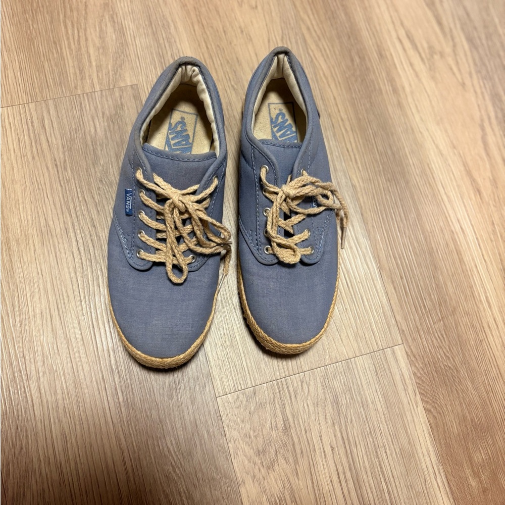 Vans Women’s Blue Canvas Sneakers
